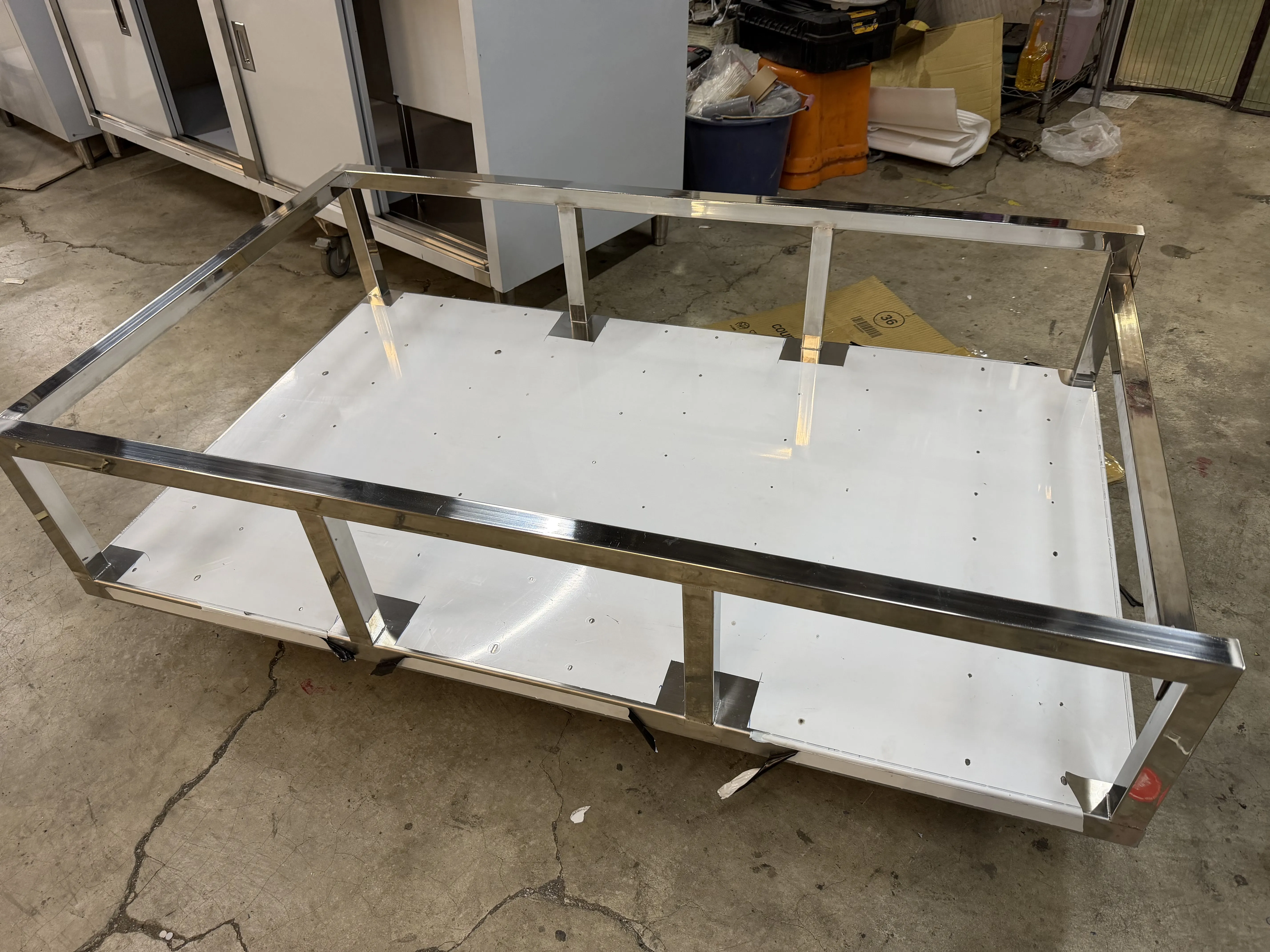 訂製六輪不鏽鋼推車