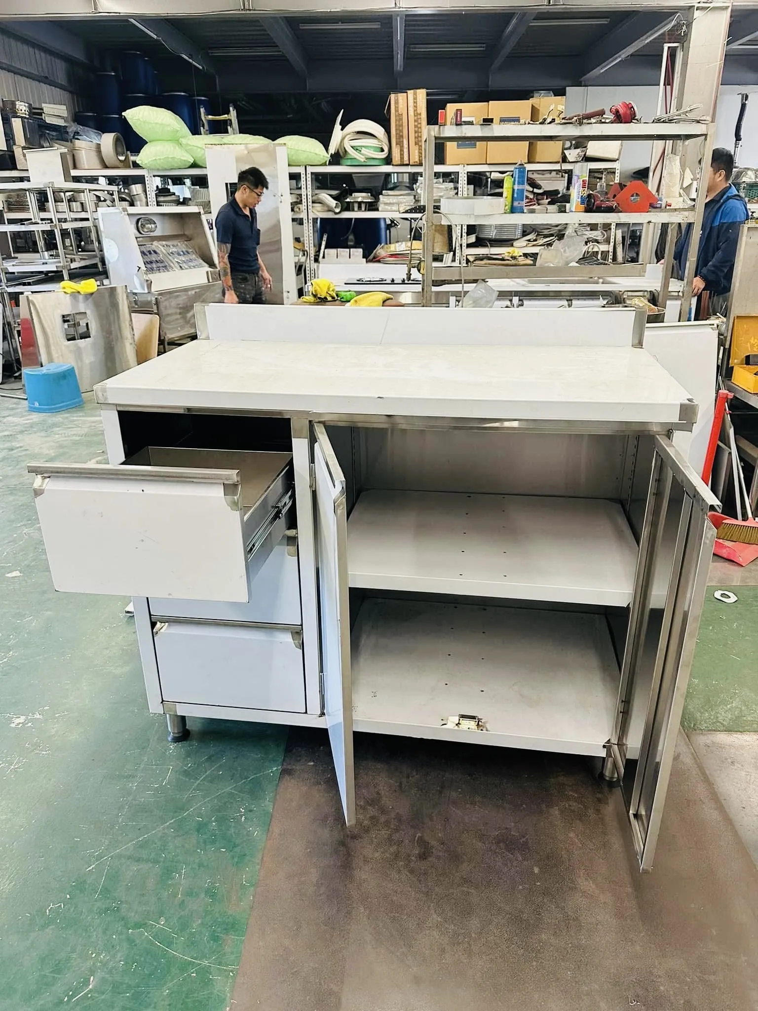 不銹鋼抽屜櫥櫃