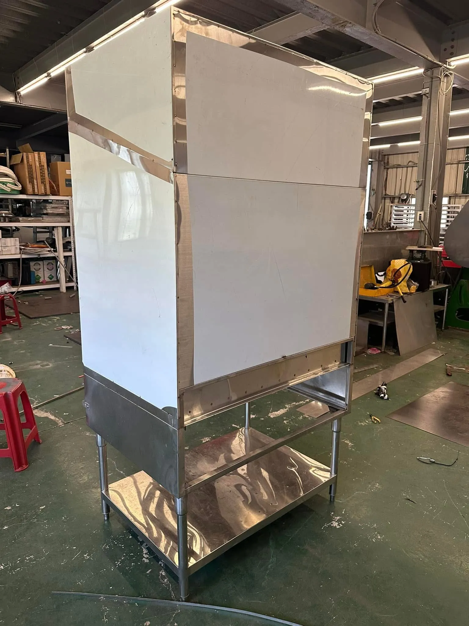 二手西餐爐加裝全新訂製煙罩