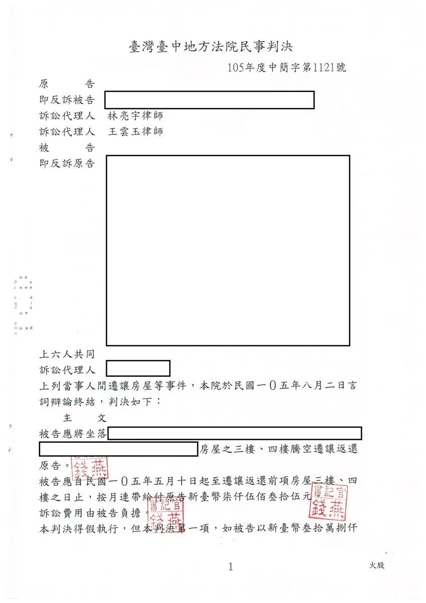 房屋出借不收錢，久住乞丐趕廟公，討回無門找法院，無理終究該搬走
