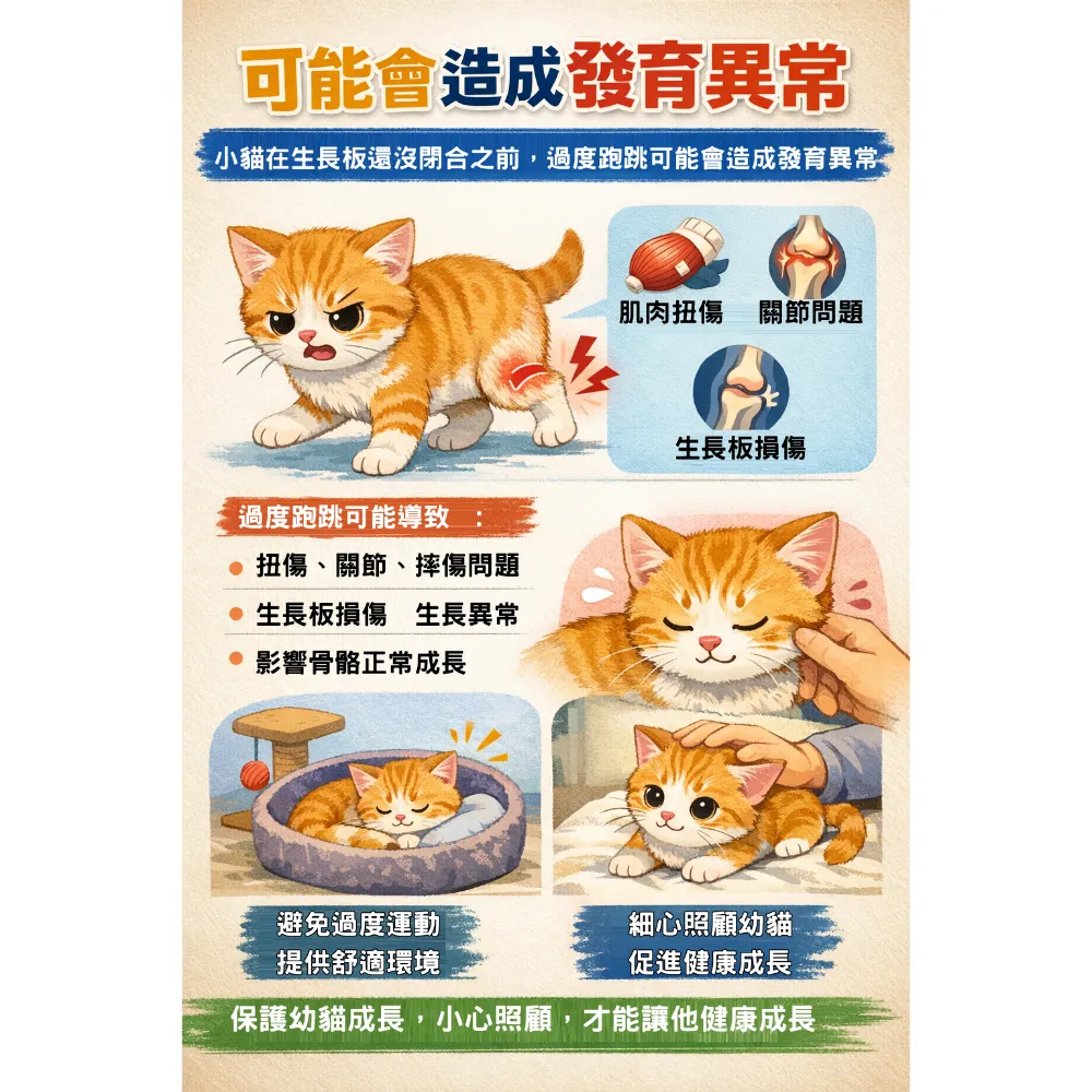 小貓生長板閉合時間跟注意事項