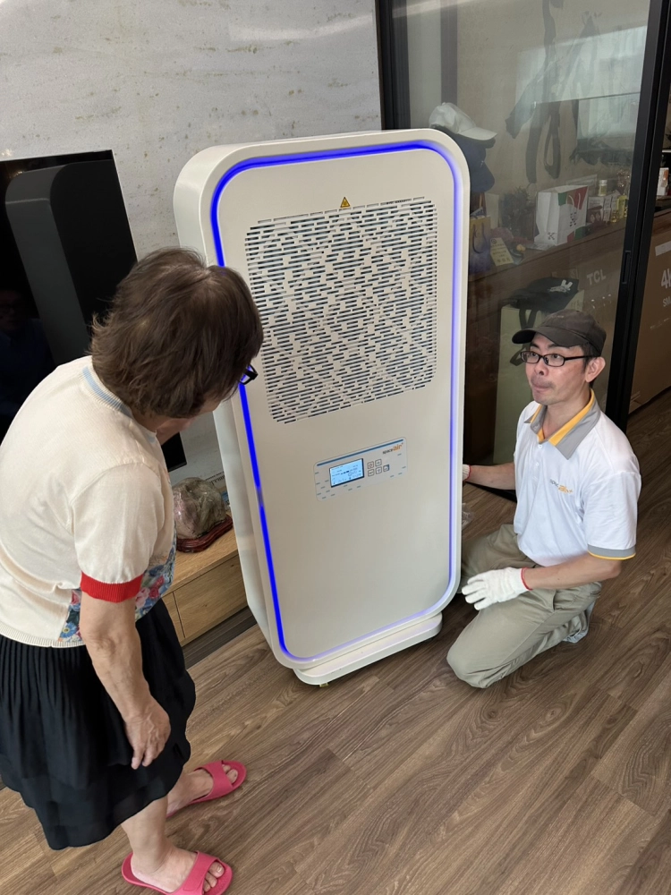 開機後客戶詢問機器操作