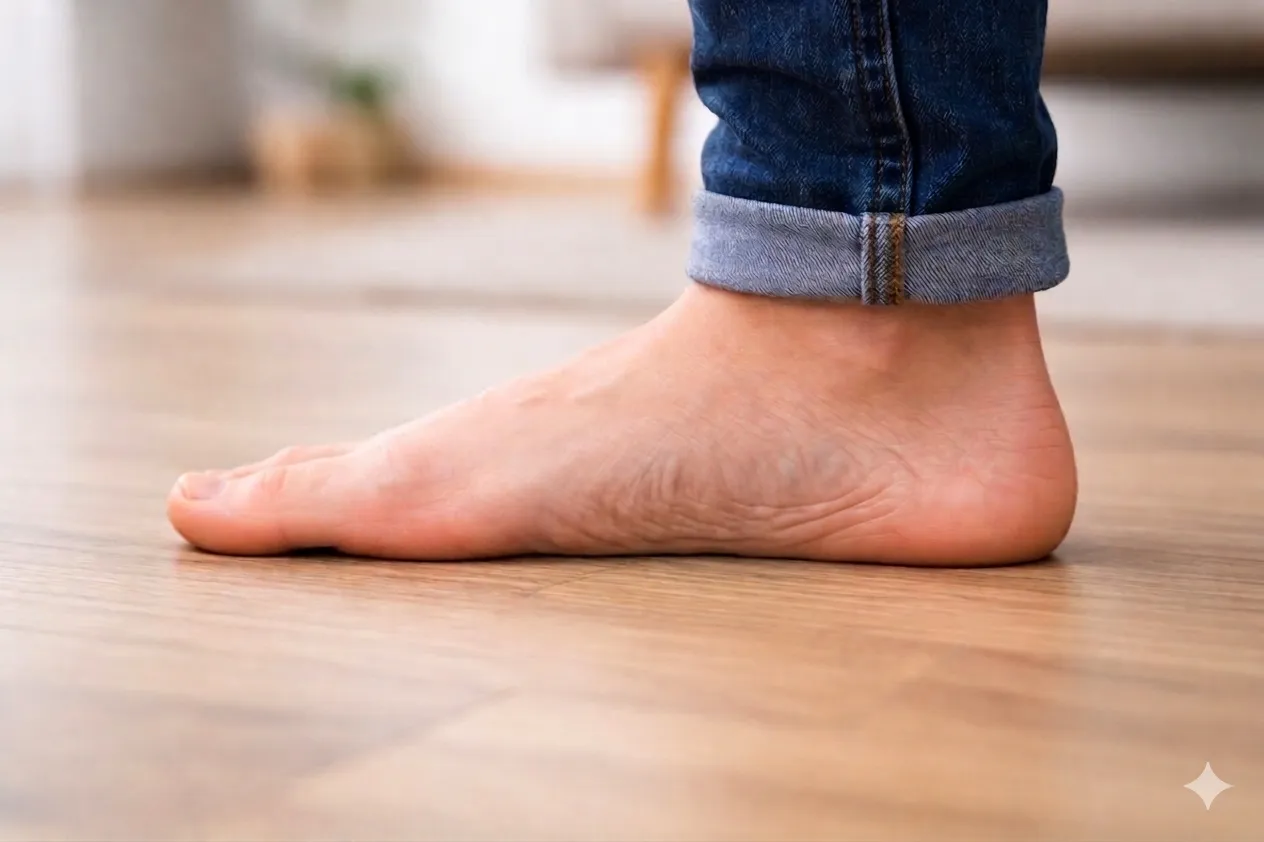 扁平足原因解析：足弓塌陷與日常習慣的關係