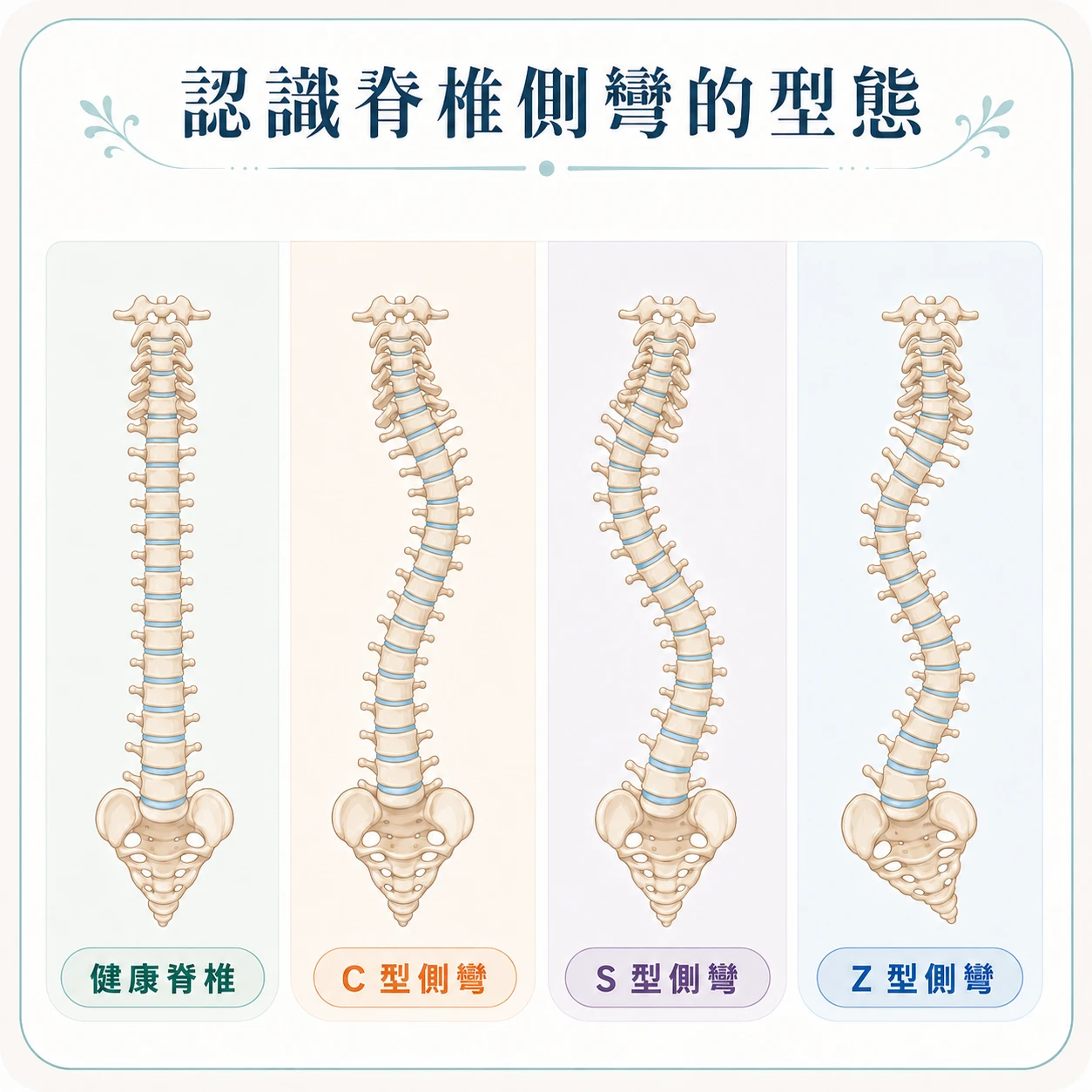 脊椎側彎停看聽，重點整理一次看 2⃣