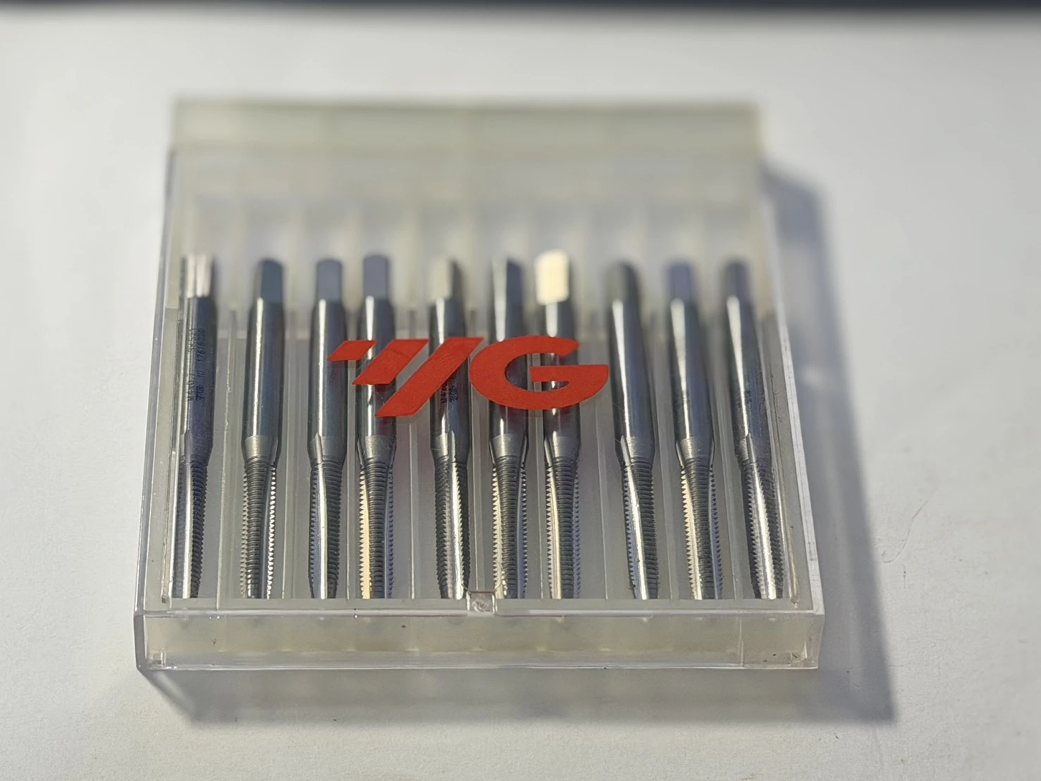 【工廠出清】日本/進口精密手絞螺絲攻 M3x0.5 / M4x0.7 中攻(#2) 10支整盒裝/拆售 DIY修牙必備