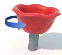 R-018 FLOWER SPIN CUP