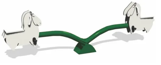 LQ-020 DOUBLE DONKEY SEESAW