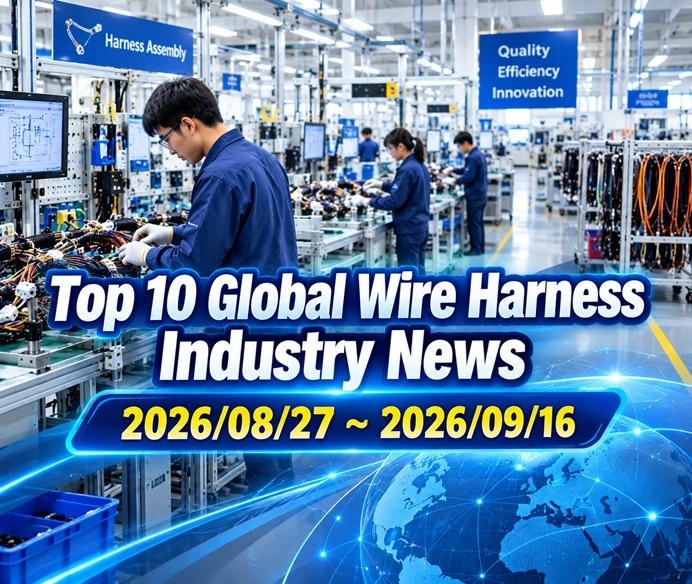 Top 10 Global Wire Harness Industry News 2026/08/27 ~ 2026/09/16