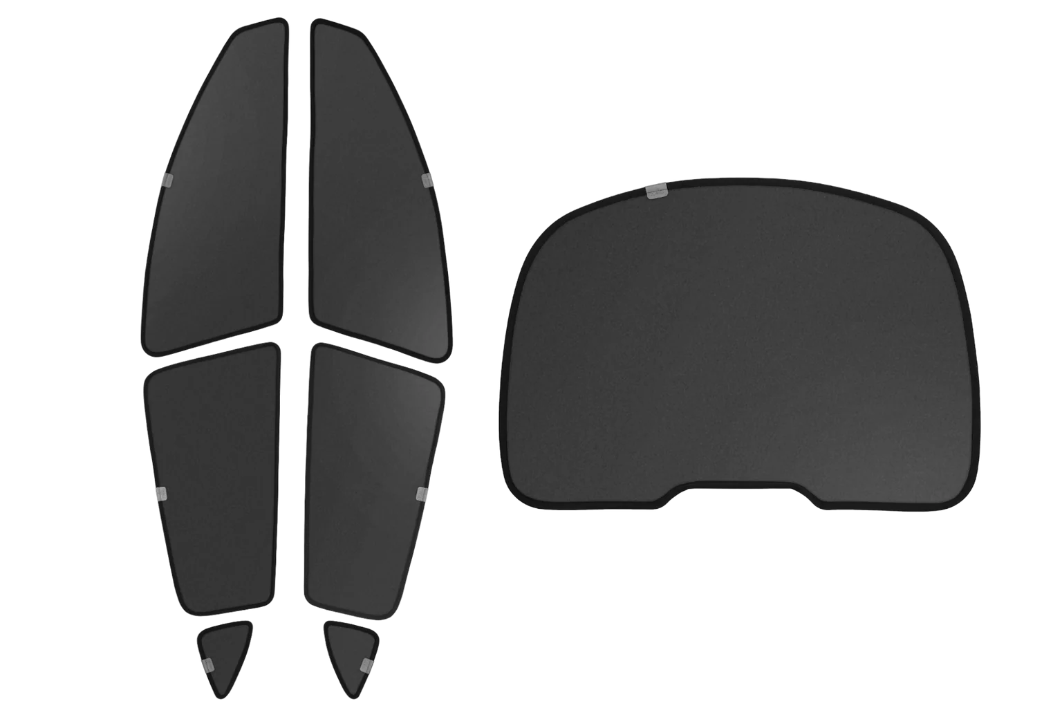 側窗＋尾門遮陽簾