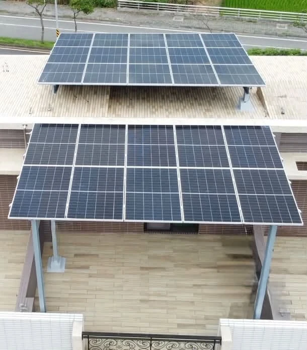 桃園大園12.5kw太陽光電系統併外線已安裝完成