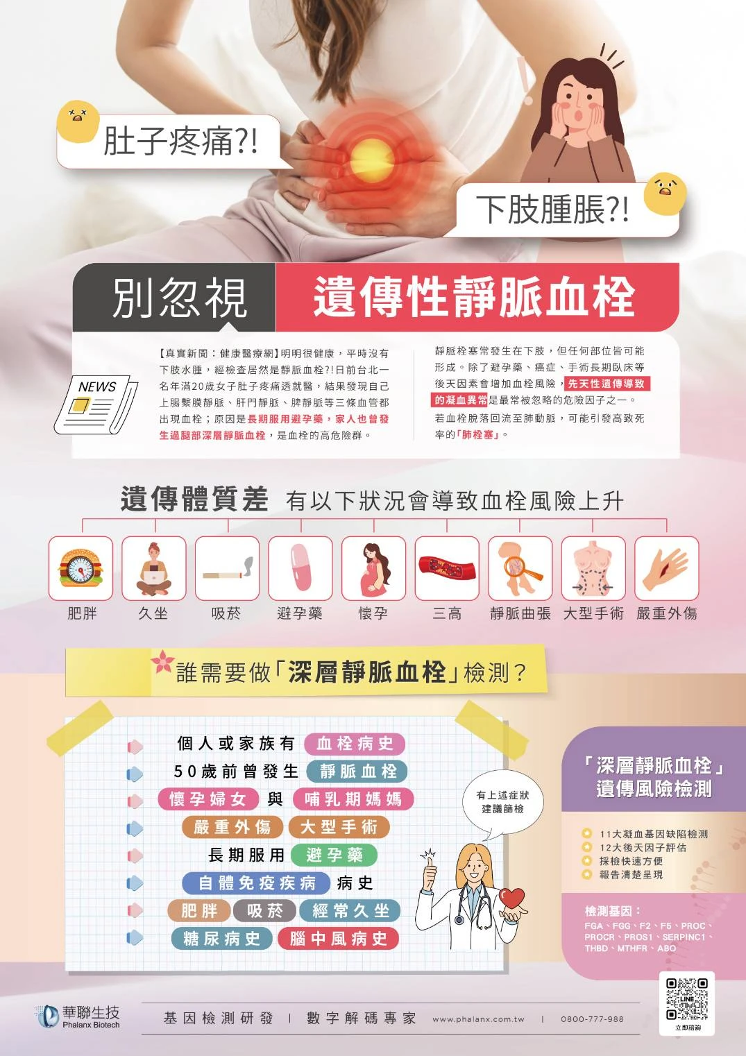遺傳性深層靜脈血栓風險評估