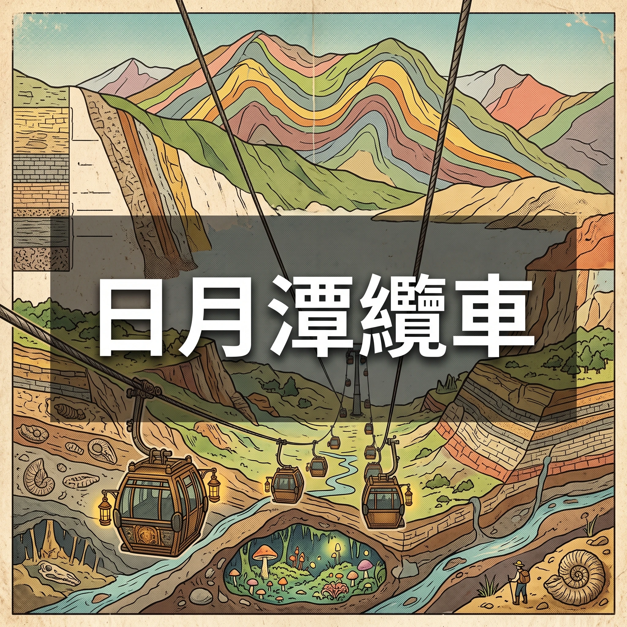 ⽇⽉潭纜⾞優惠票