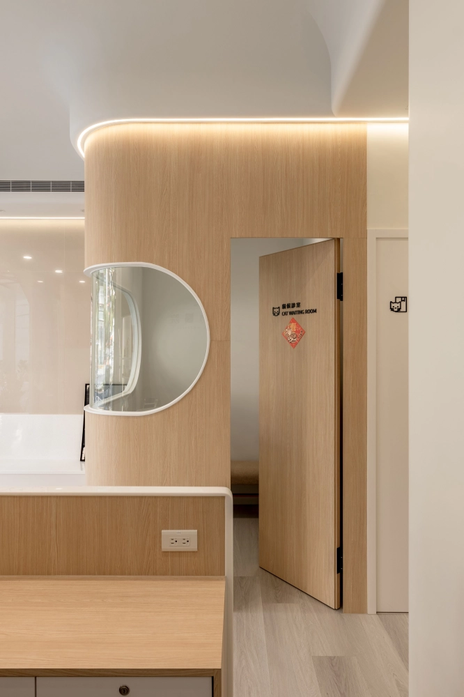 獨立貓候診區＆貓專屬診間