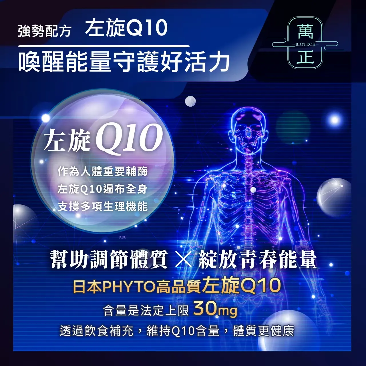 逆生奇蹟 PQQ+Q10 台灣自產PQQ 吡咯並喹啉醌 Pyrroloquinoline quinone 線粒體 PQQ膠囊
