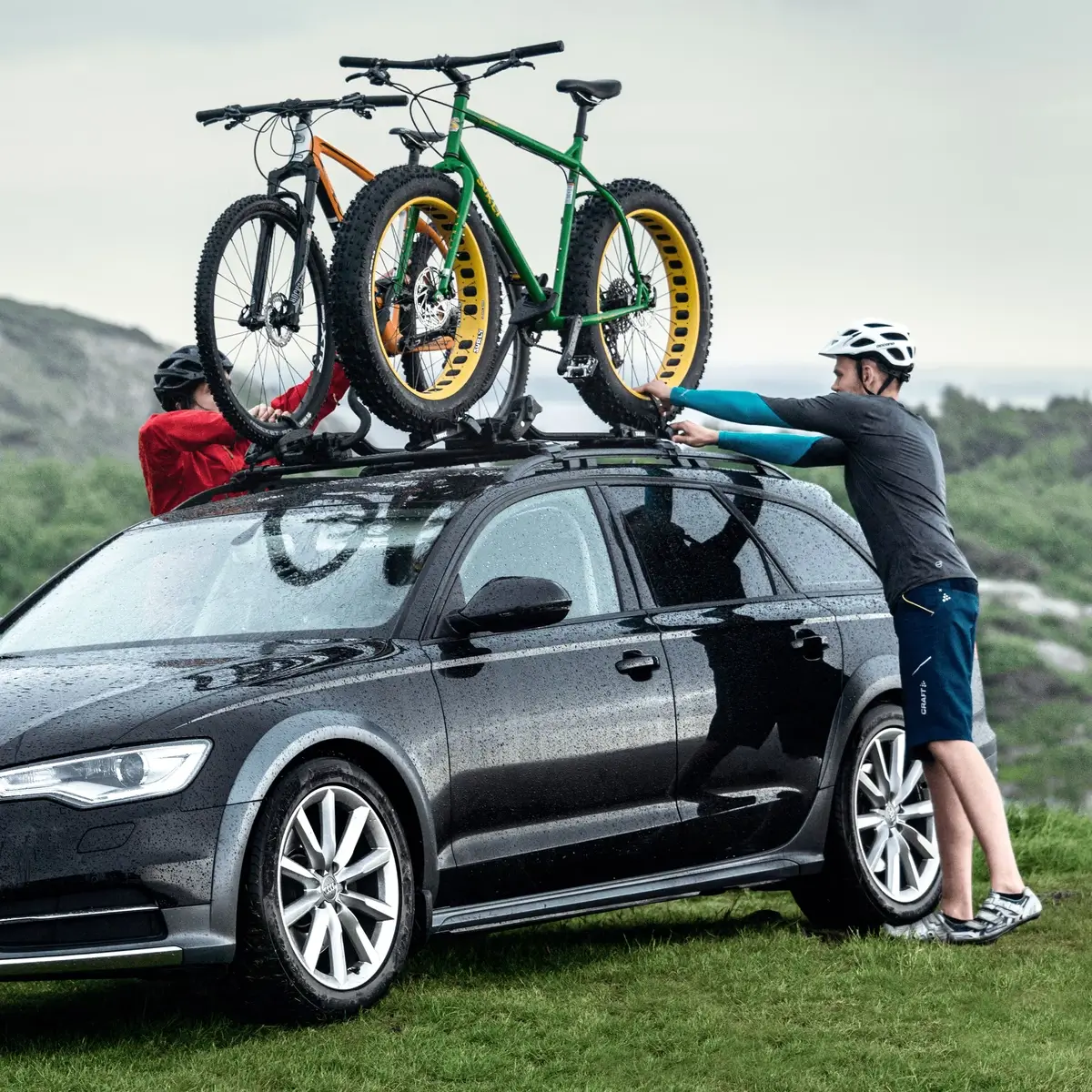 Thule 胖胎自行車車輪綁帶 XXL黑