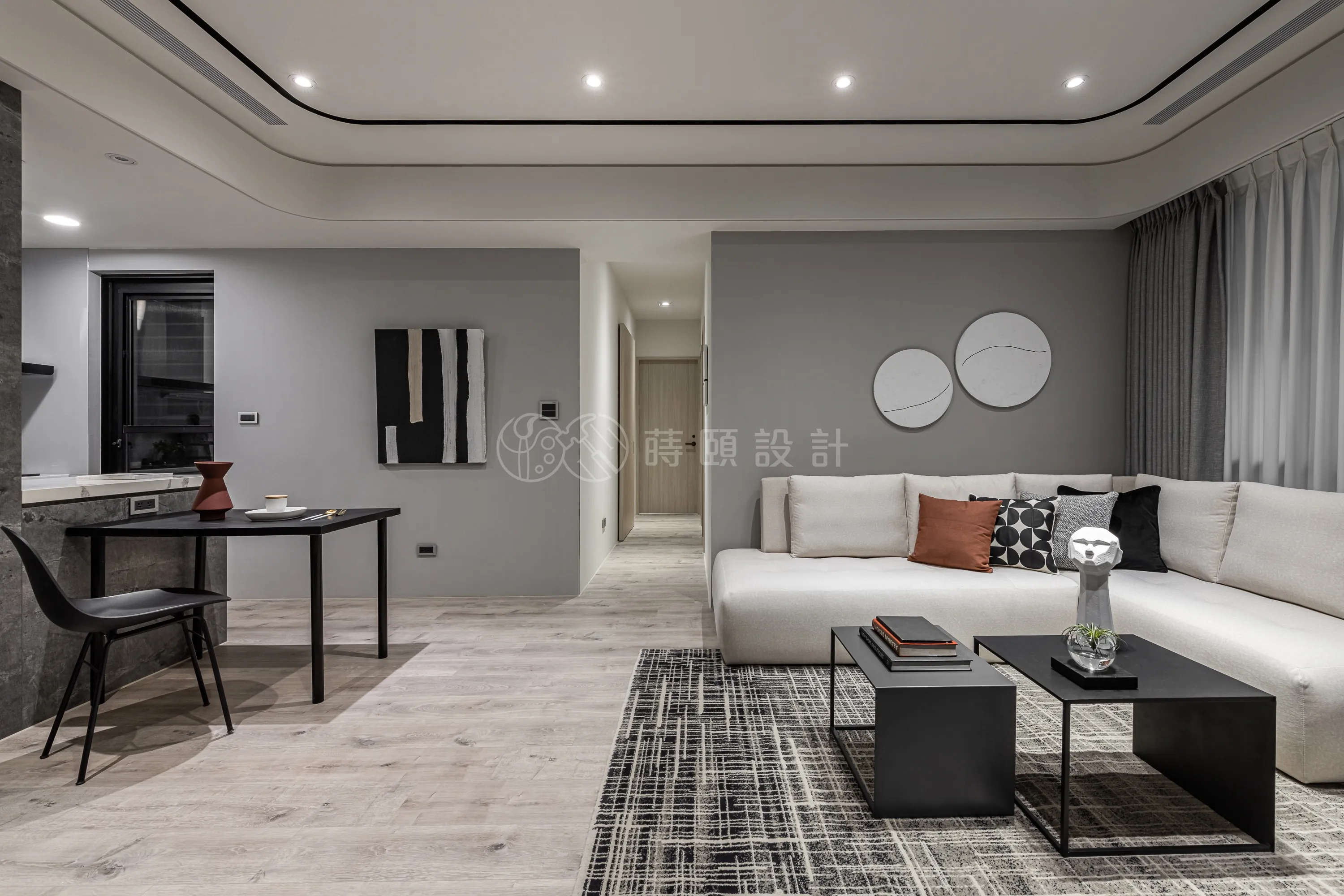 灰韻流光｜23坪北歐現代風室內設計｜室內設計案例