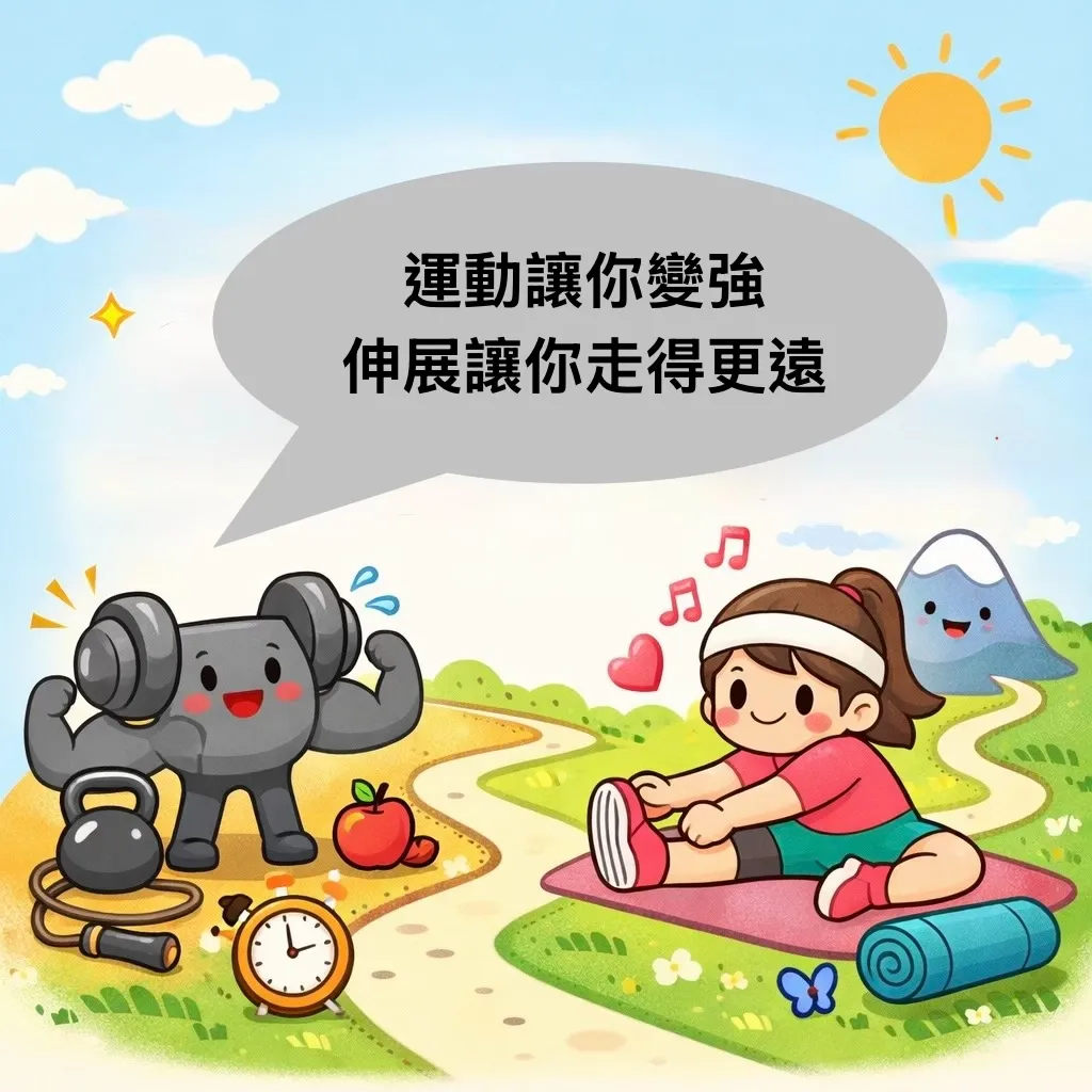 運動後伸展的重要性！！