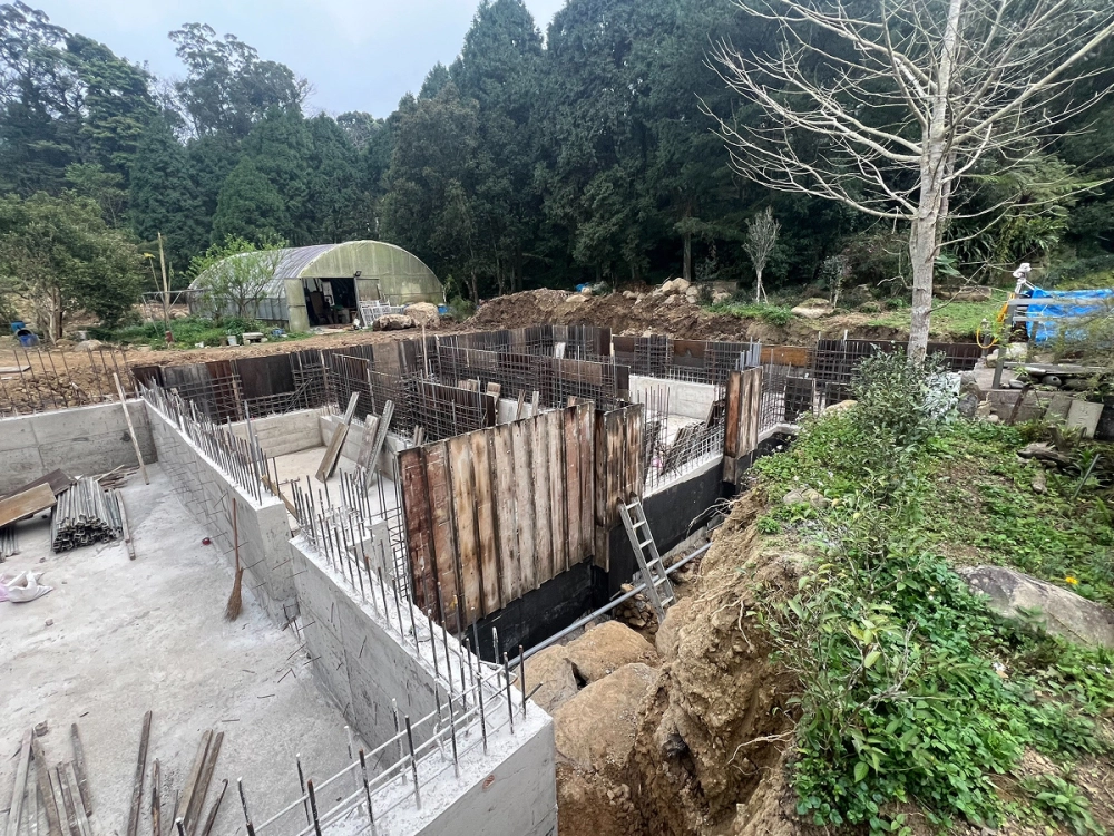 苗栗南庄大型水土保持滯洪池及水溝設施