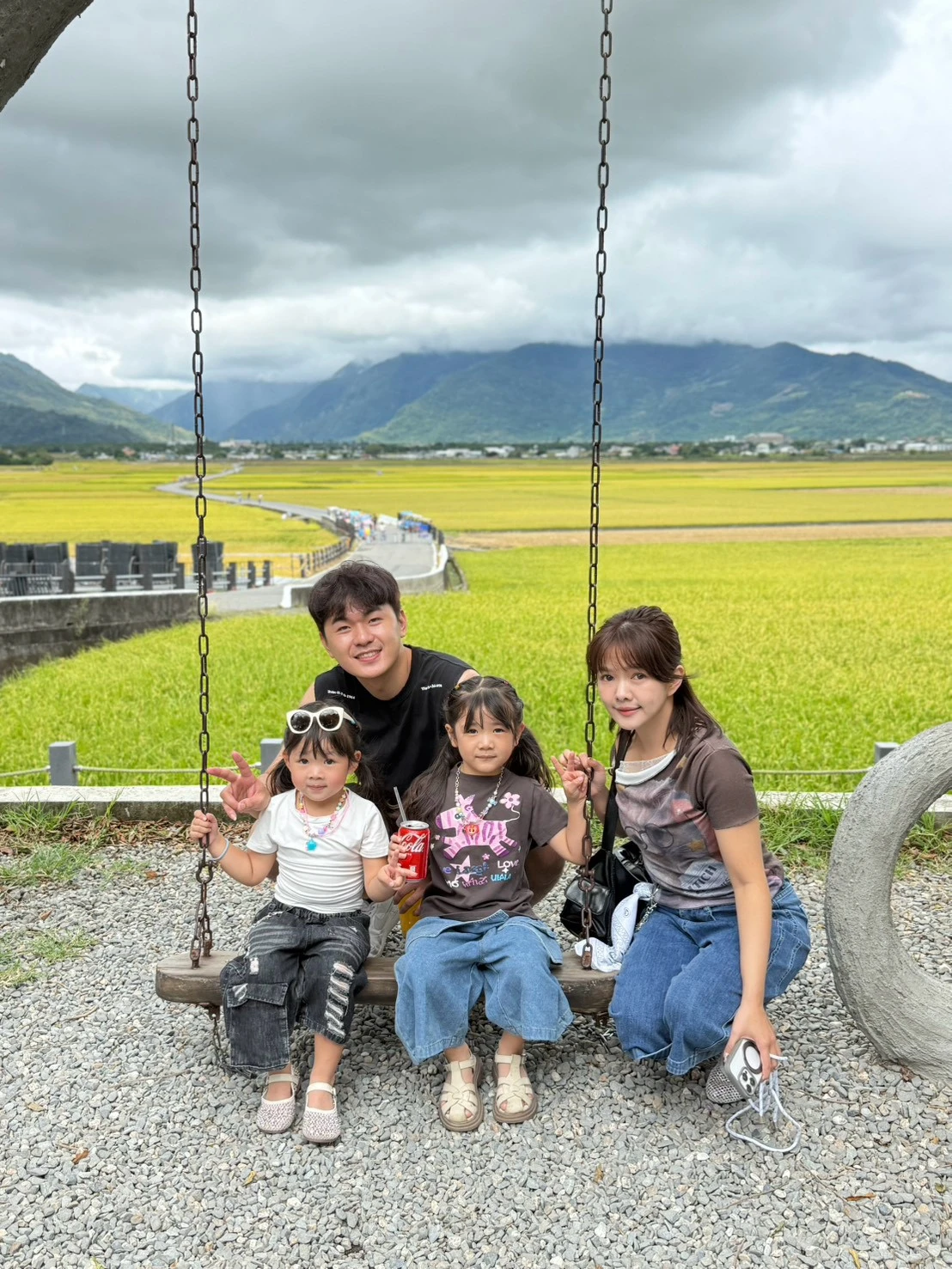 柚子旅遊台東田野親友合照