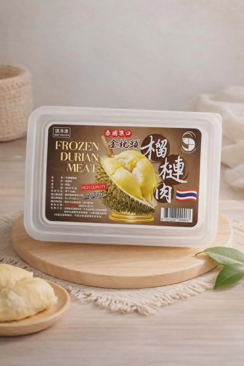 泰國金枕頭鮮凍榴槤肉