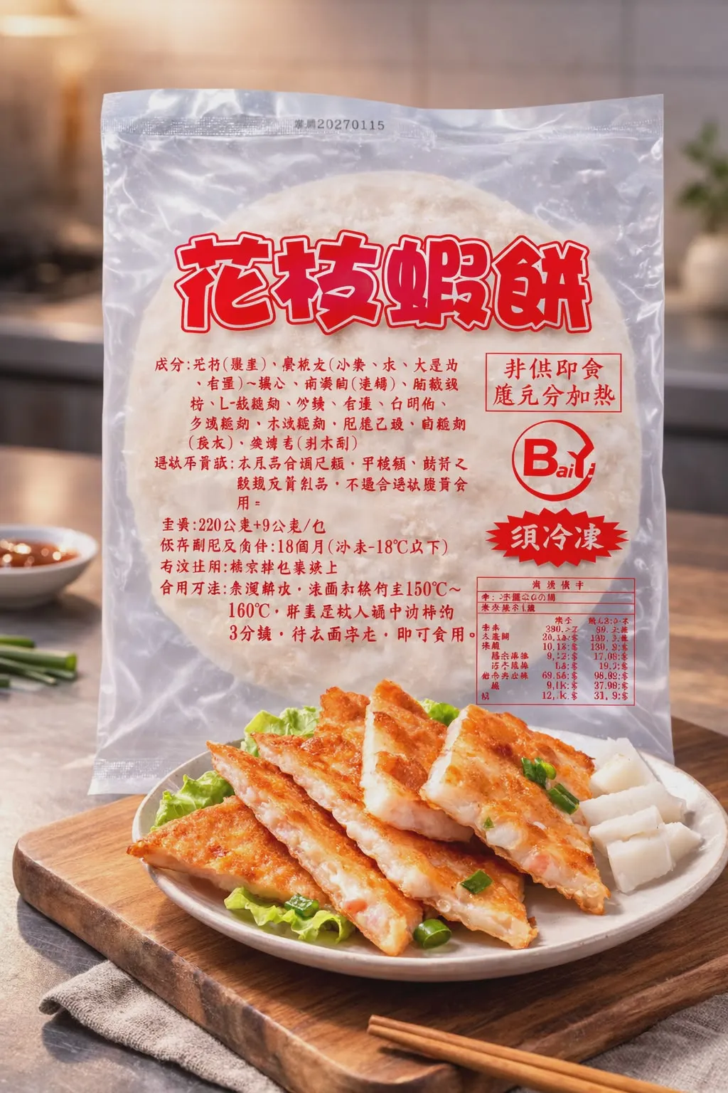 花枝蝦餅