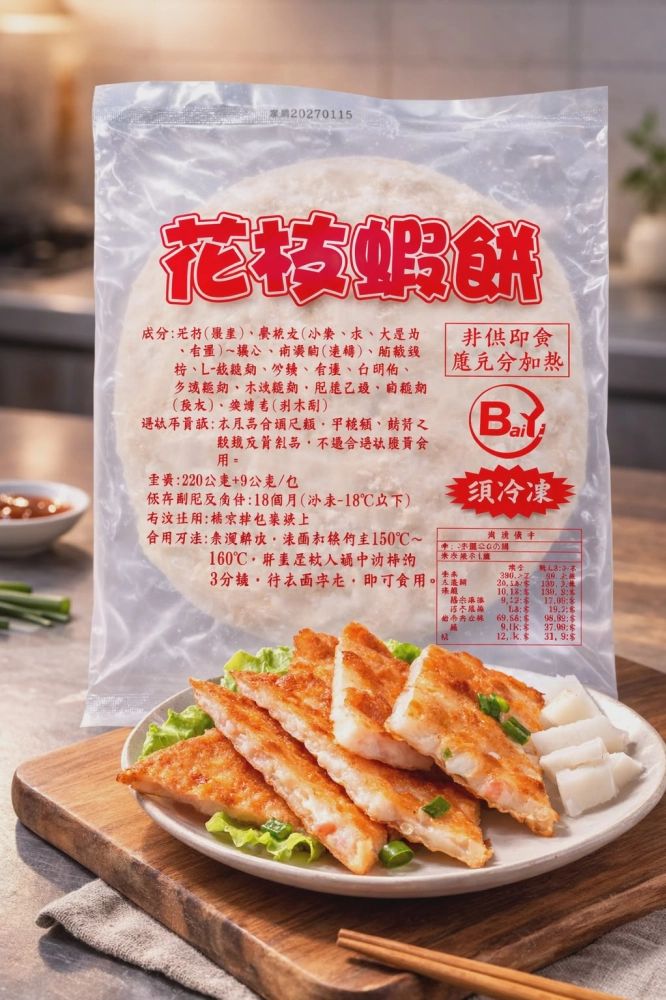 花枝蝦餅