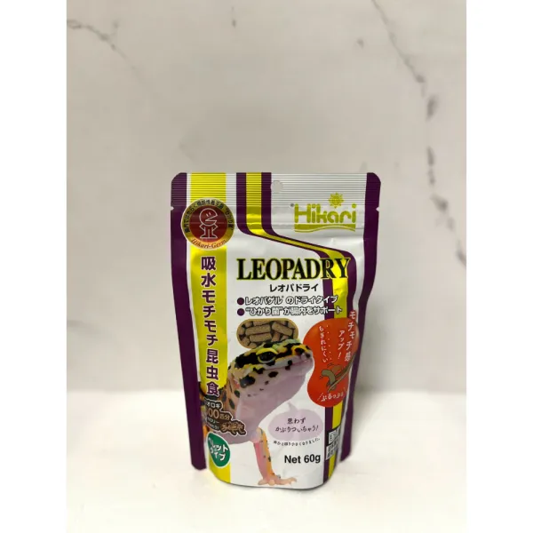 Hikari高夠力 爬蟲專用飼料 食蟲性 60g 豹紋顆粒 小包