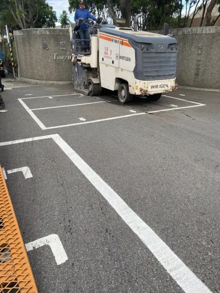 幼兒園門口道路復原