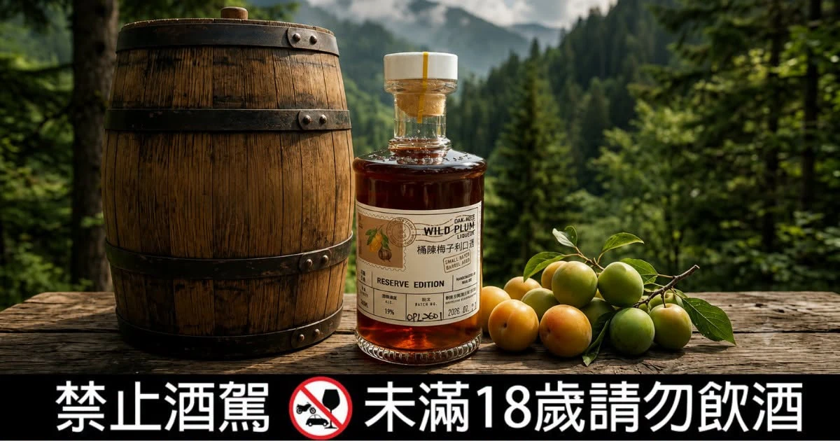 【新品上市桶陳梅子利口酒 & 蜜香紅茶利口酒，正式與大家見面！】