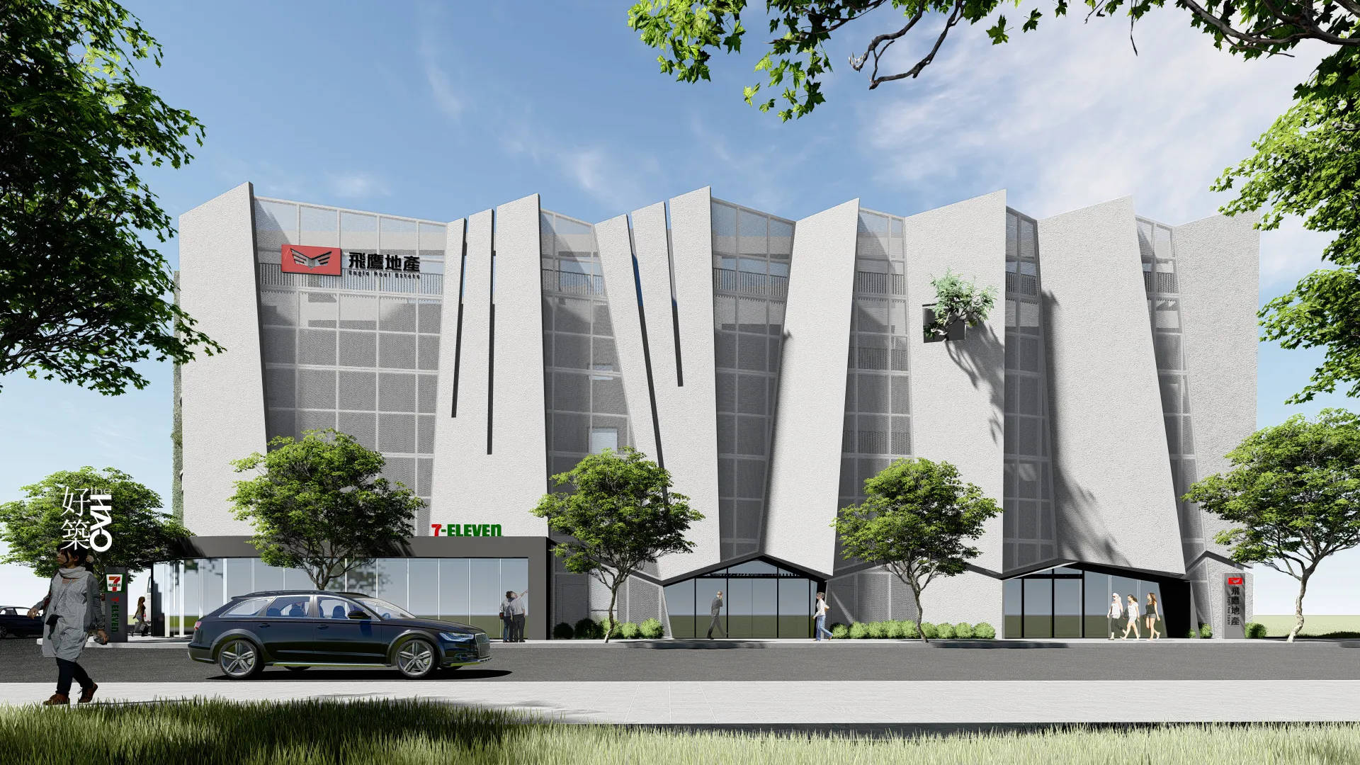 總部大樓設計：建模與企業形象的完美融合