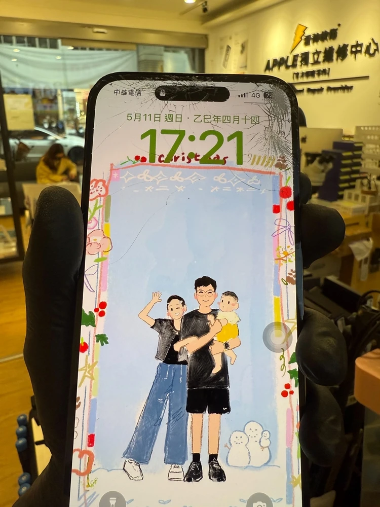 iPhone 15 pro 螢幕維修案例分享 - 台中iPhone手機螢幕維修｜台中手機快修螢幕推薦