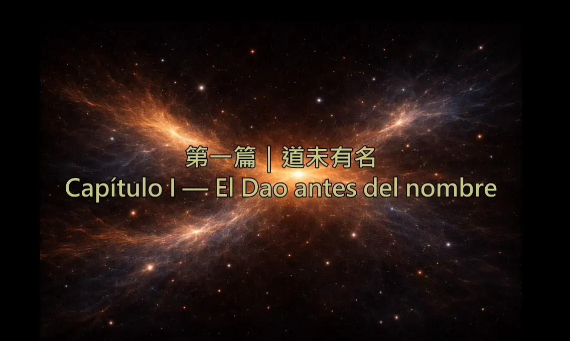 第一篇｜道未有名(西班牙文)