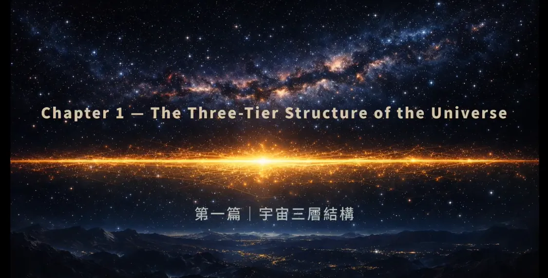 宇宙結構-第一篇｜宇宙三層結構(英文)Chapter 1 — The Three-Tier Structure of the Universe