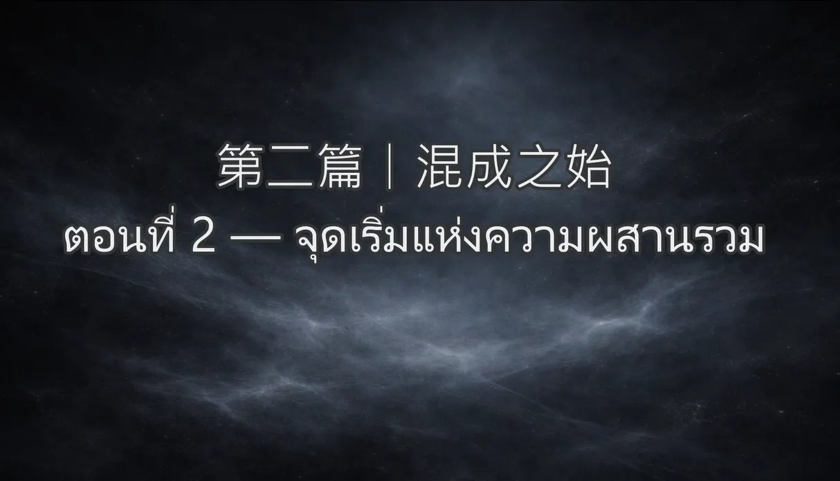 道總萬象-第二篇｜混成之始ตอนที่ 2 — จุดเริ่มแห่งความผสานรวม