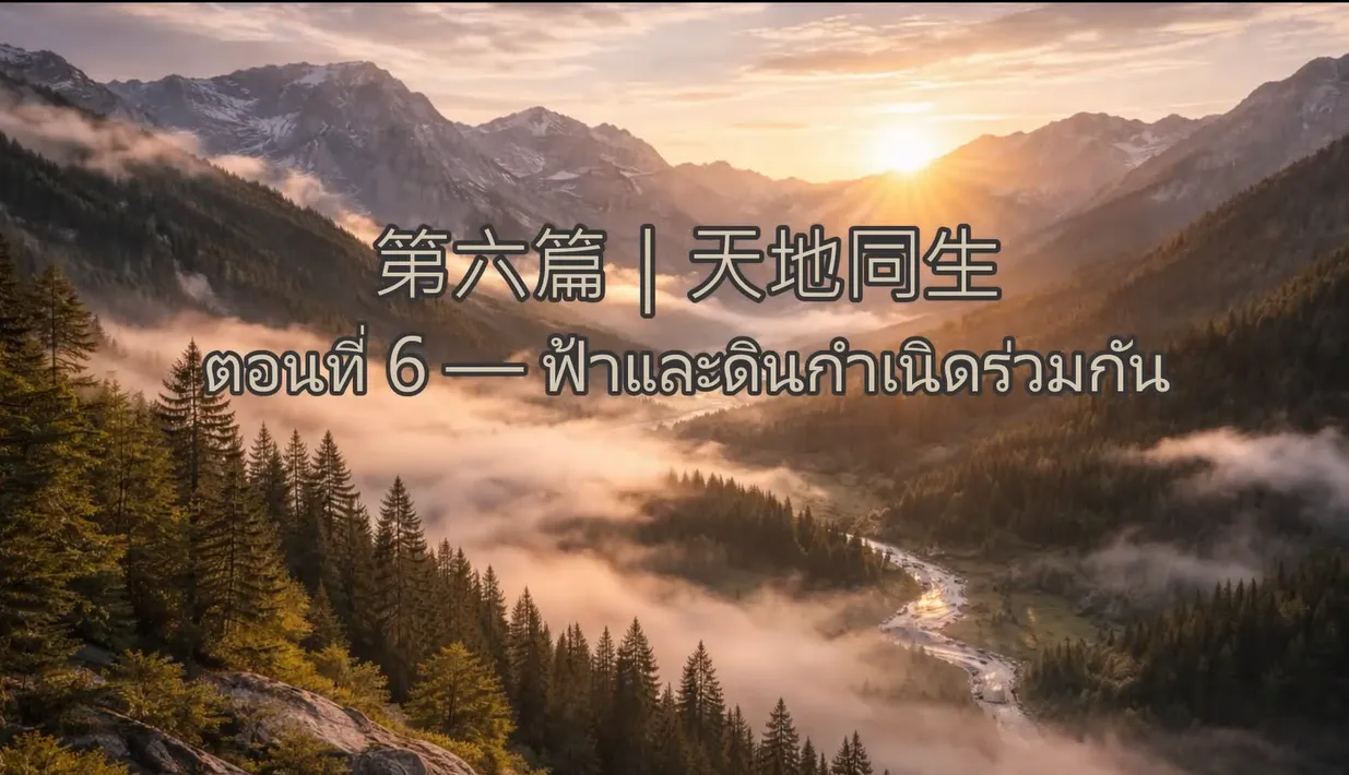 道總萬象-ตอนที่ 6 — ฟ้าและดินกำเนิดร่วมกัน