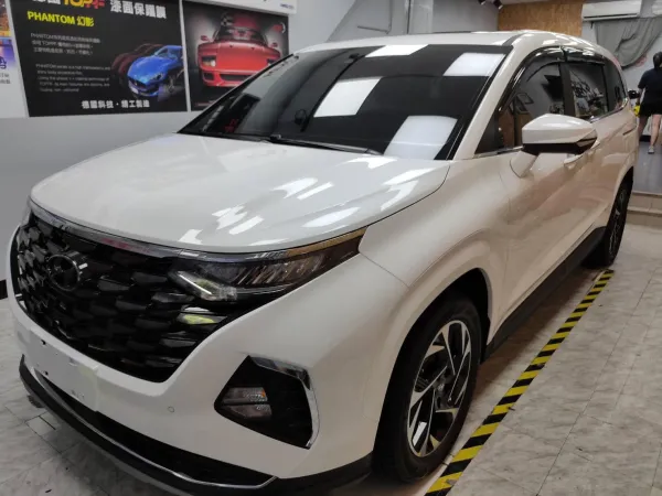 Hyundai Custin｜迎風面 KSG透明烤漆保護膜+車身鍍膜