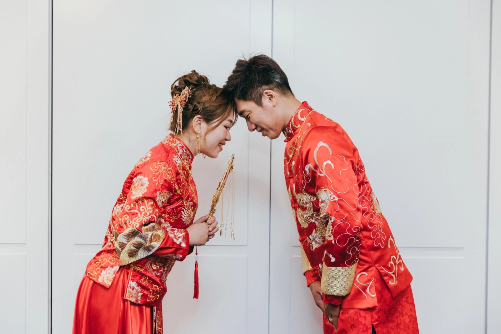 訂婚儀式．新人照