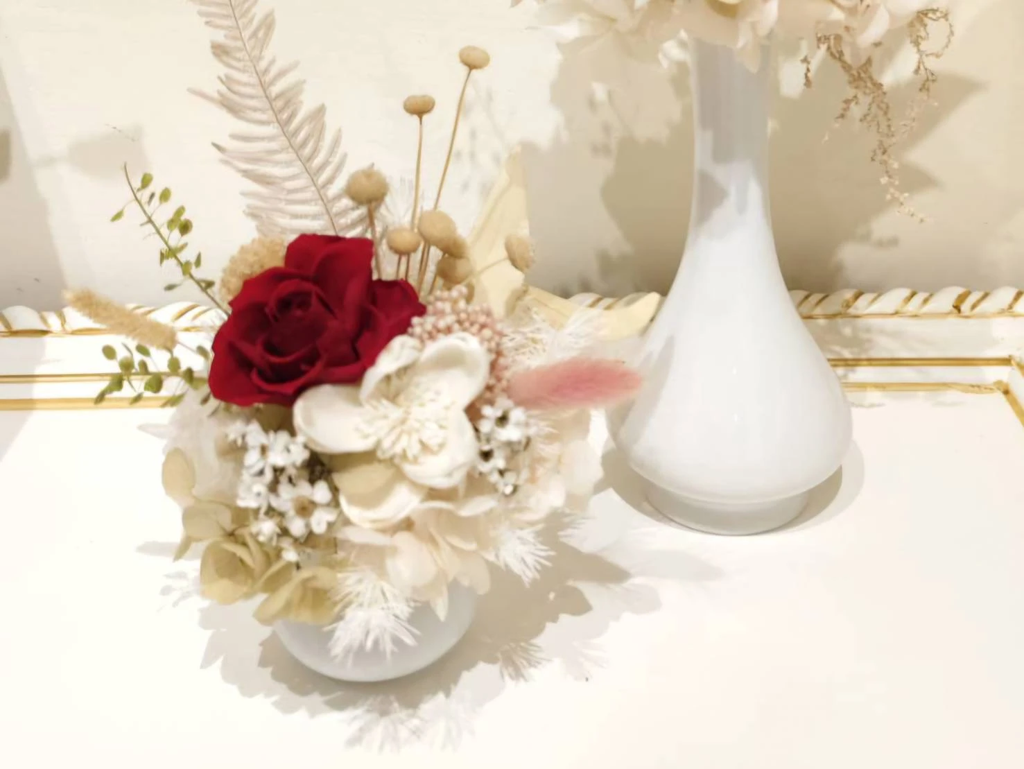 小白瓷・歐風花藝盆器