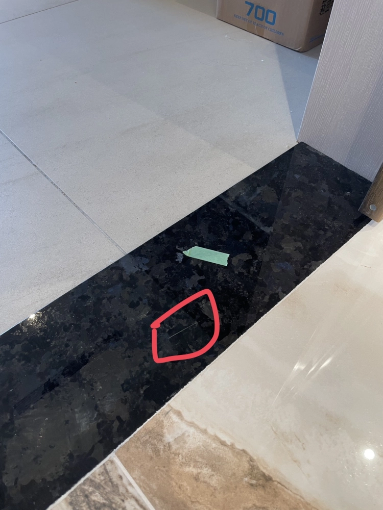 門檻花崗石破損修補