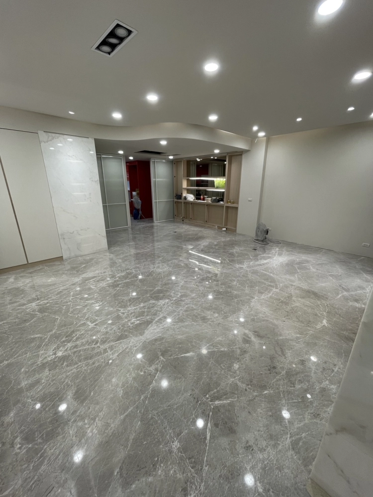 地坪 切縫 填膠 研磨拋光