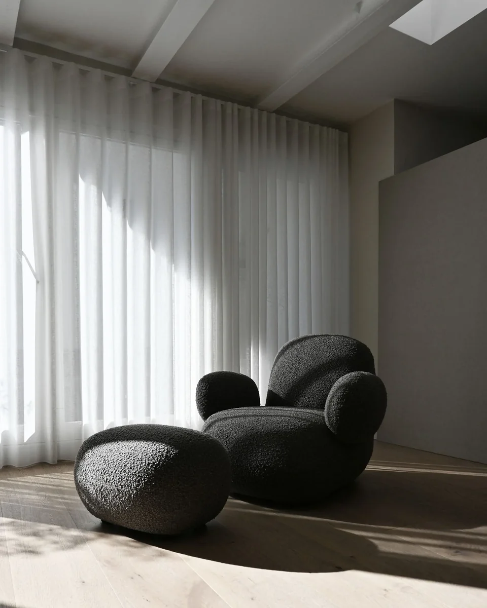 Toe 奧斯曼凳 - 深灰褐色