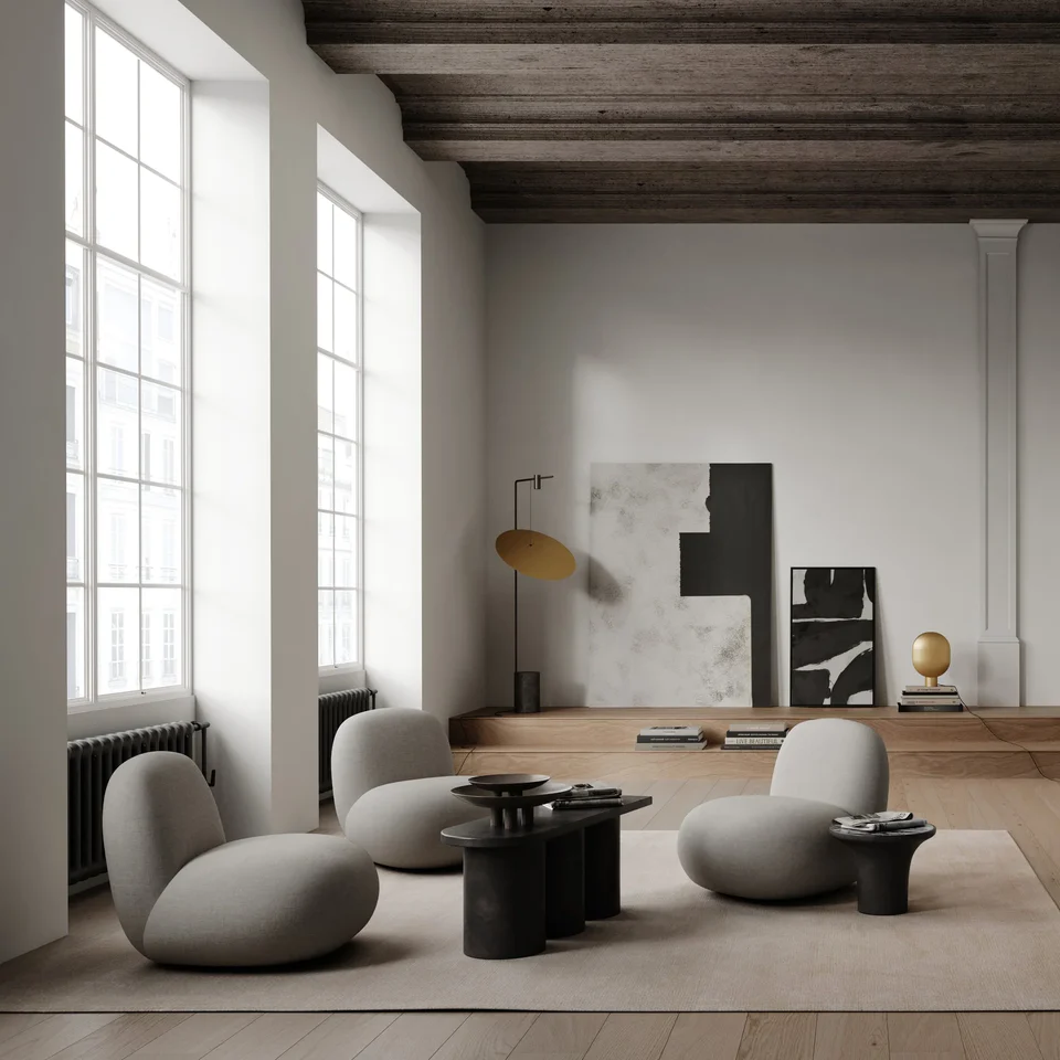 Trumpet矮桌 - 大理石紋路