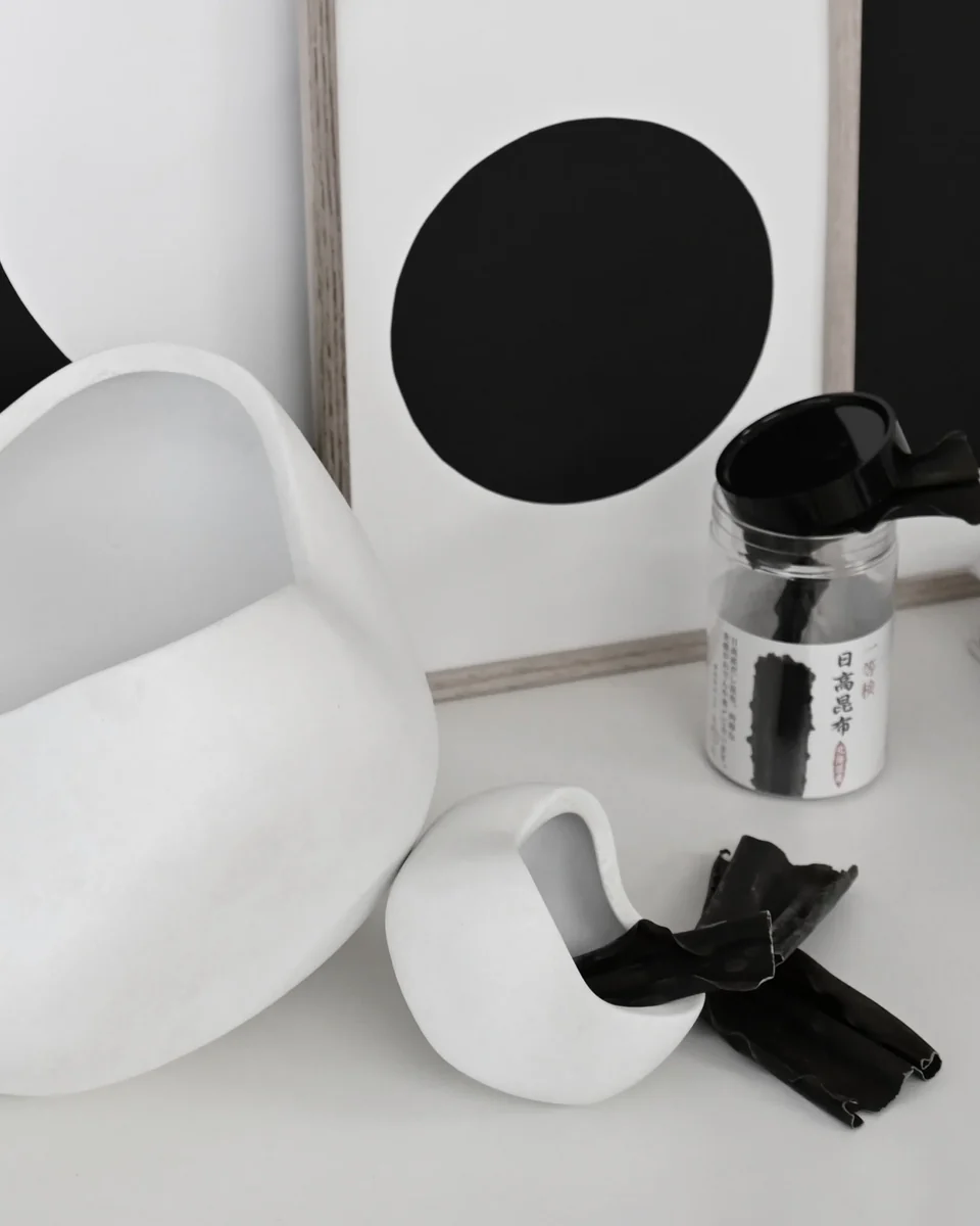 弧形碗,迷你 - 骨白色