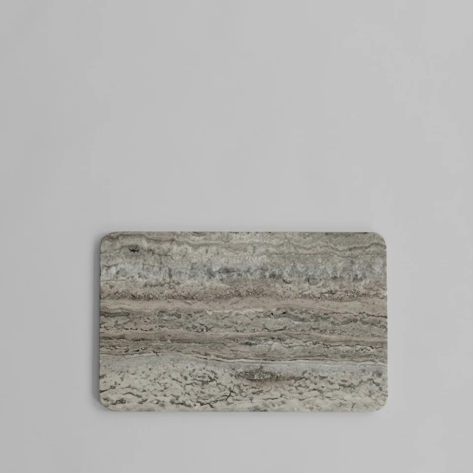 環形長方托盤,中 - 大地色