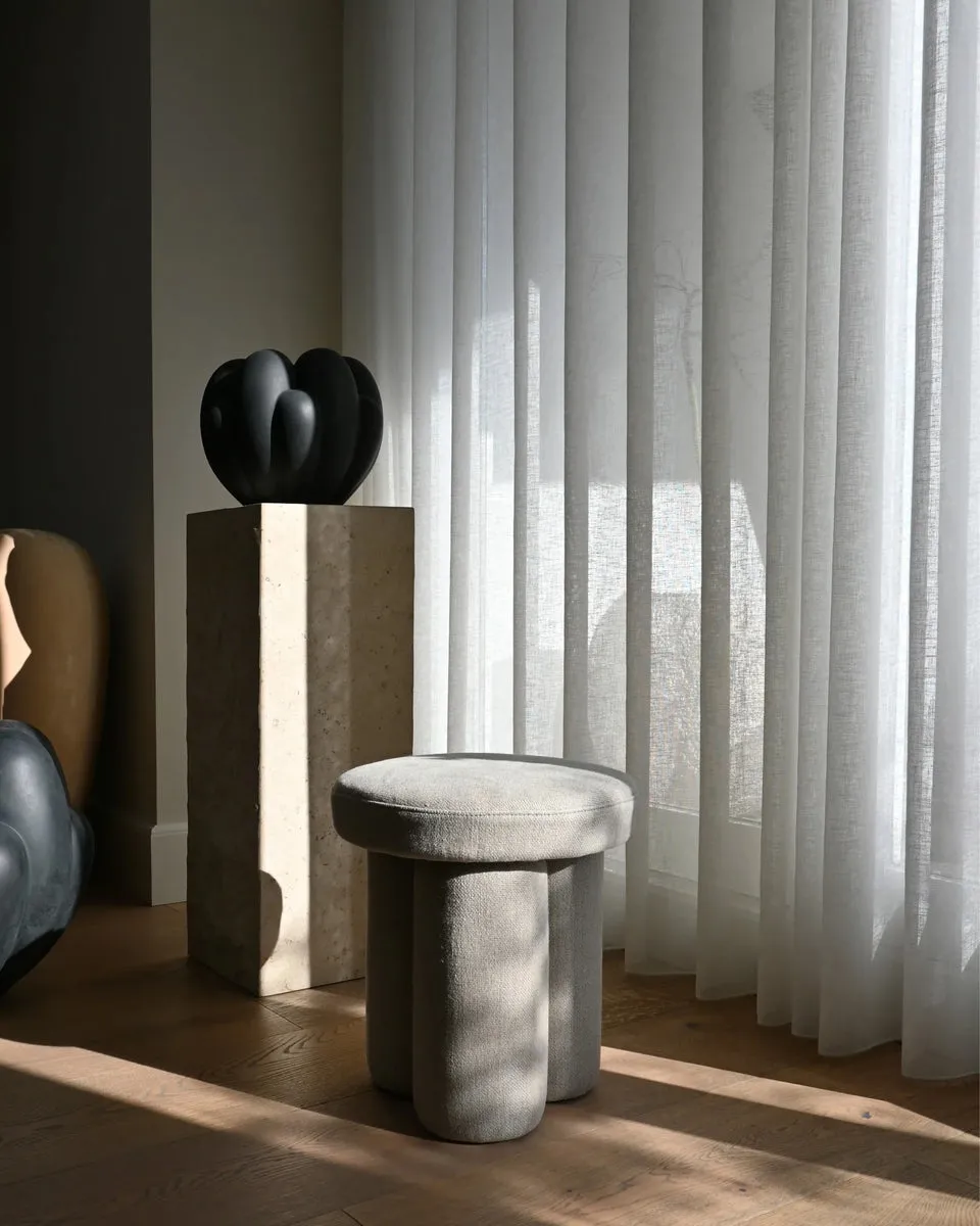 Big Foot 大腳凳,亞麻 - 沙色