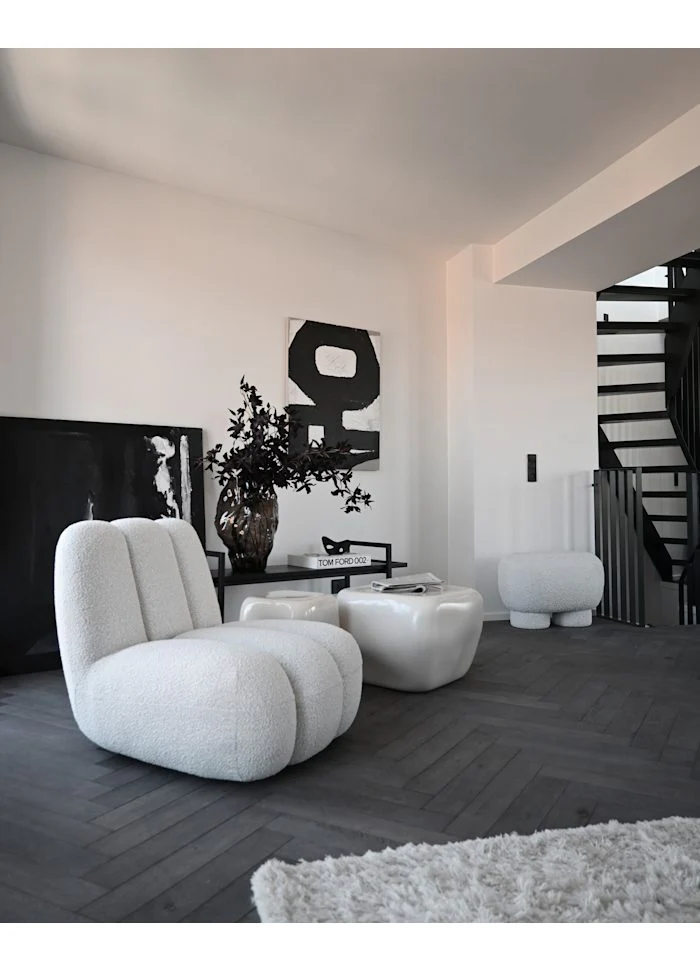 Ishi 咖啡桌, 小 - 亮面白樺木色