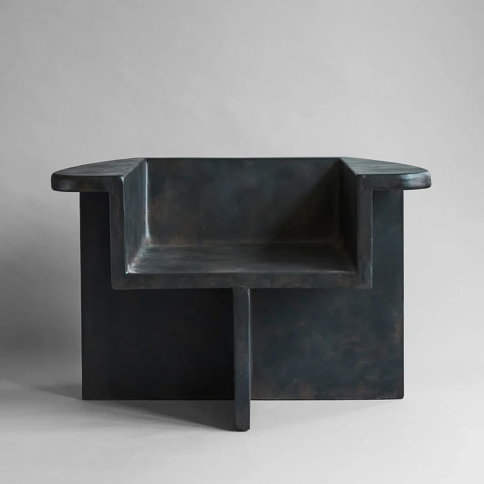 Brutus休閒椅 - 咖啡色