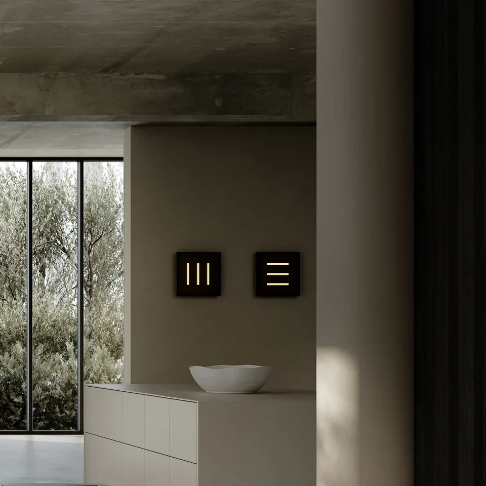 三映壁燈 - 灰褐色