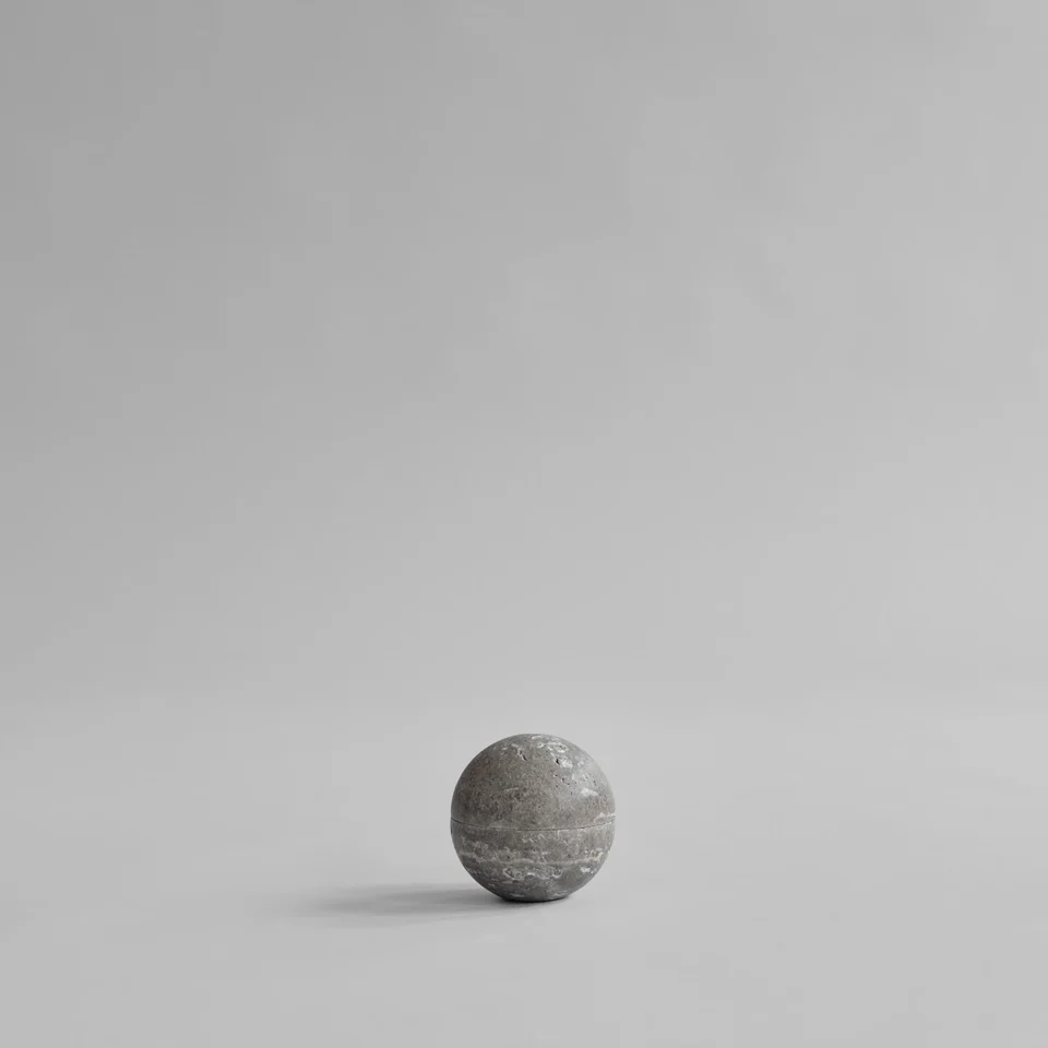 原石藏罐,迷你 - 大地色