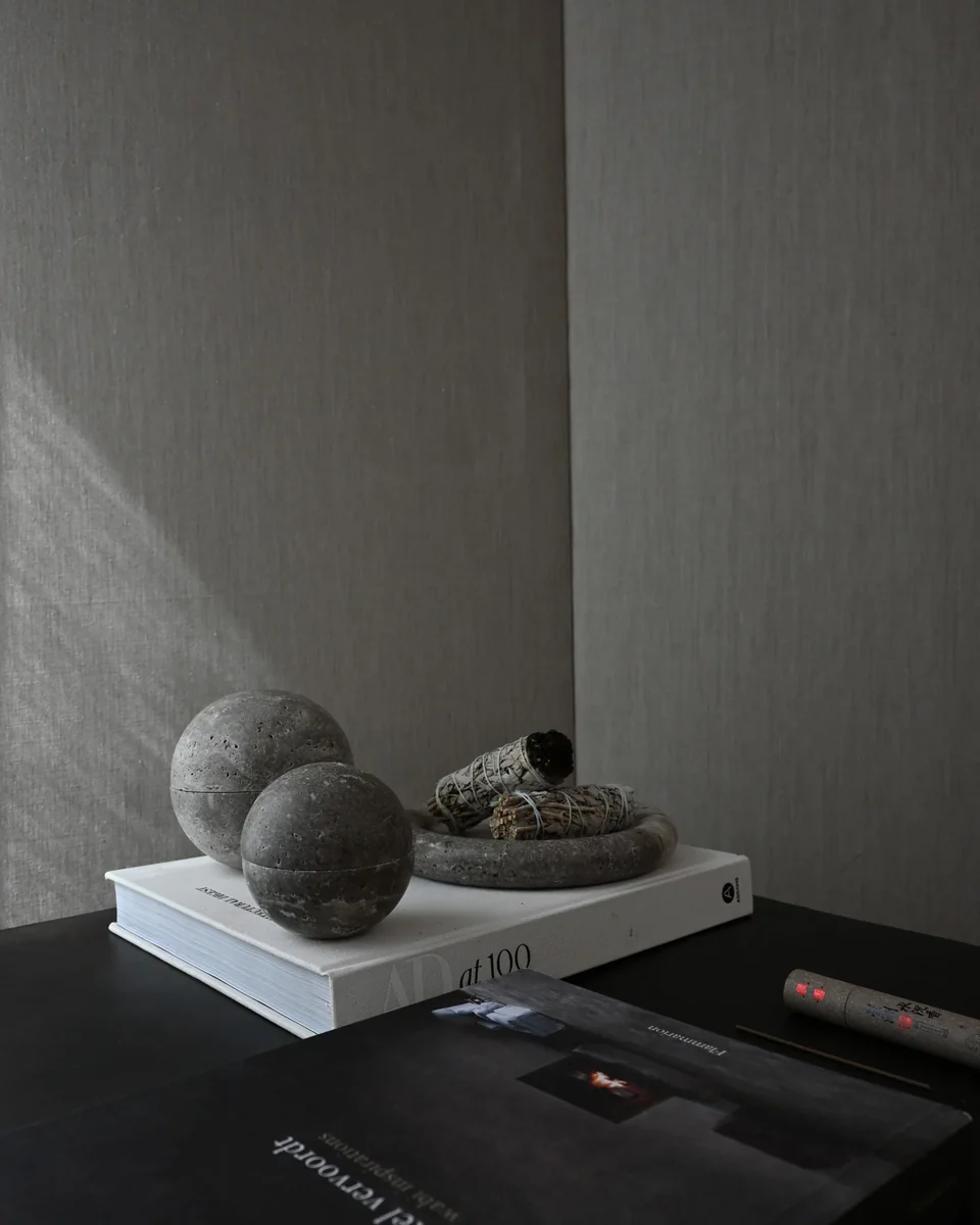 原石藏罐,中 - 大地色